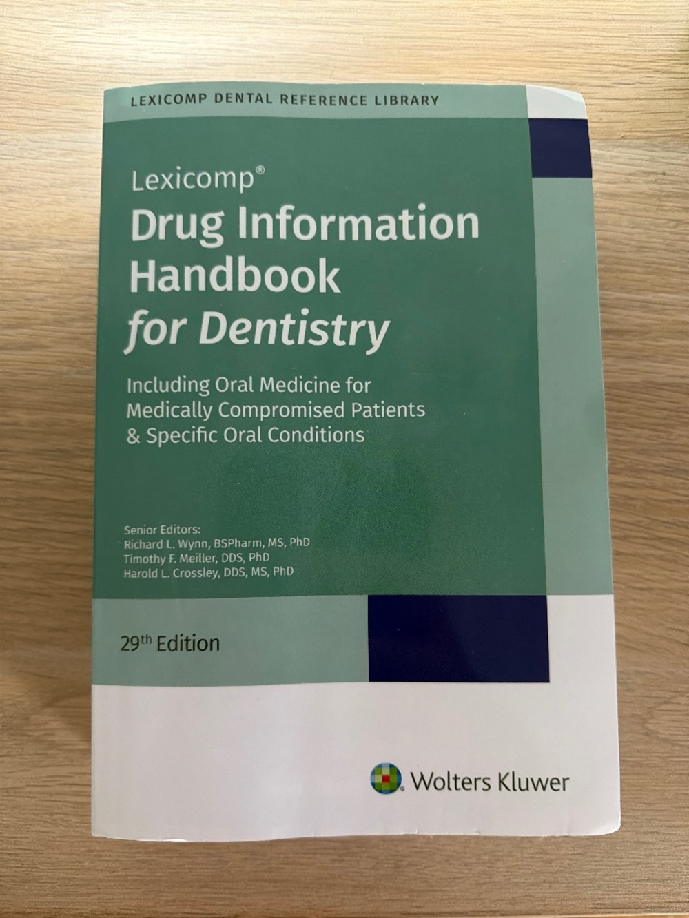 Lexicon drug information handbook for dentistry 29th Edition